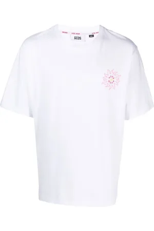 GCDS Rear logo-print detail T-shirt