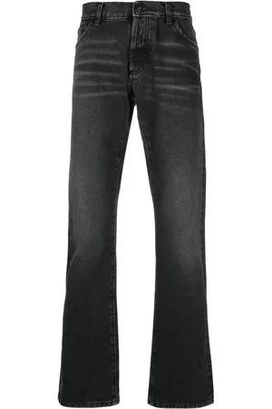 MARCELO BURLON Medium Stone Cross slim-fit jeans