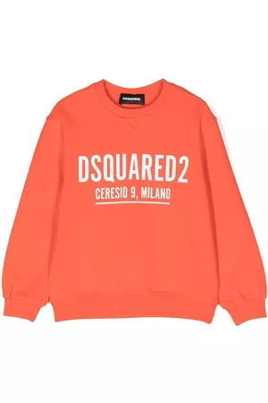 Dsquared2 Logo-print crew-neck sweatshirt - Orange