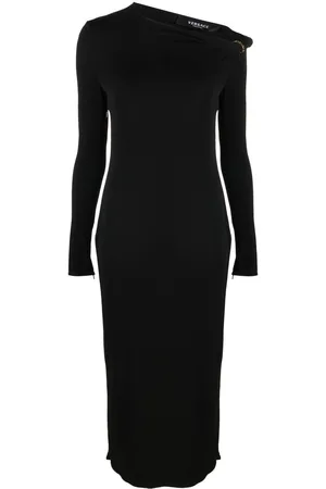 VERSACE Long-sleeve midi dress