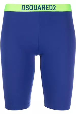 Dsquared2 Logo-waistband cycling shorts - Blue