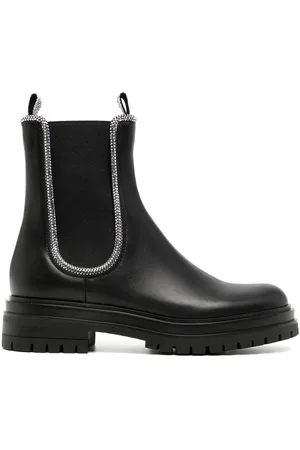 Gianvito Rossi Crystal Chester ankle boots