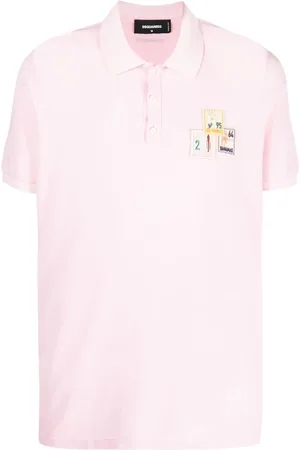 Dsquared2 Stamp-appliqué short-sleeve polo shirt