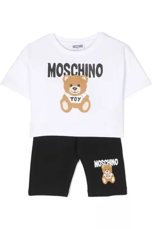 Moschino Tracksuits - Logo-print tracksuit set - Brown