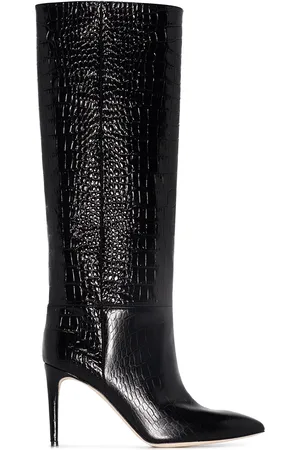 PARIS TEXAS Crocodile-embossed boots