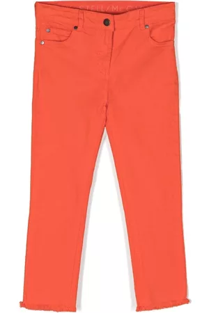 Stella McCartney Straight Jeans - Mid-rise straight-leg jeans - Orange