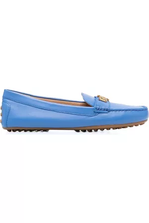 Ralph Lauren Women Loafers - Barnsbury leather loafers - Blue