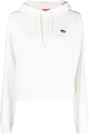 Diesel Logo-patch drawstring hoodie