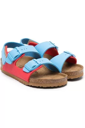 Birkenstock Sandals - Side buckle-fastening sandals - Blue