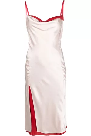 Acne Studios Cowl-neck slip dress - Pink
