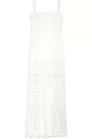 Simkhai Fringe-detail sleeveless dress - White