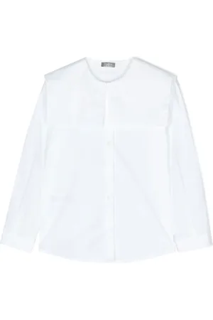Il gufo Bib-collar shirt