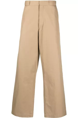 Maison Margiela Men Formal Pants - Straight-leg tailored trousers - Brown
