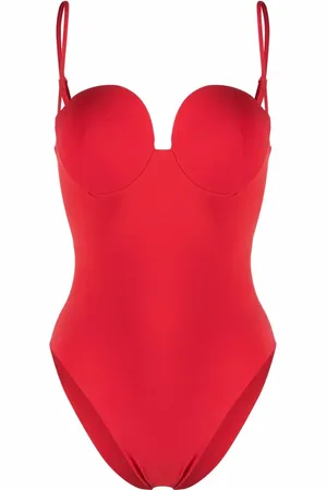 MAGDA BUTRYM Retro bustier swimsuit