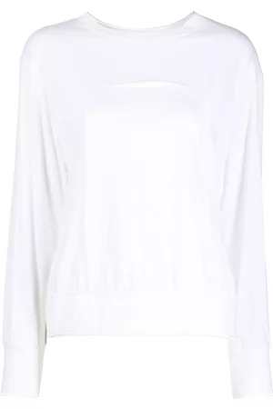 UNDERCOVER Women Sweaters - Sequinned-lips detail jumper - White