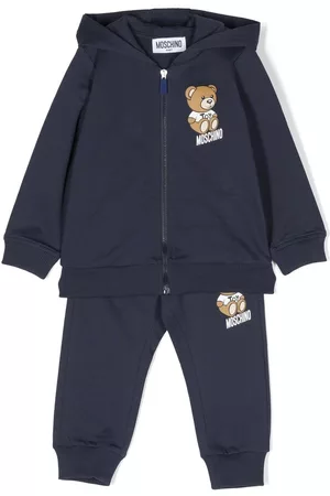 Moschino Sets - Teddy Bear-motif tracksuit set - Blue