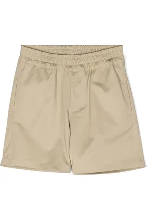 Msgm Logo-patch cotton shorts