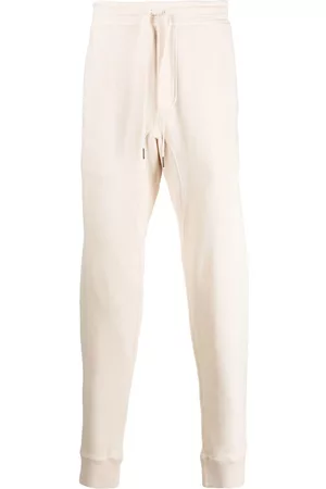 Tom Ford Slim-fit cotton track pants - Neutrals