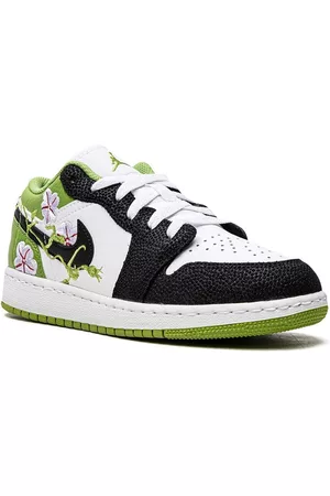 Jordan Kids Boys Sneakers - Air Jordan 1 Low SE "Floral" sneakers - White