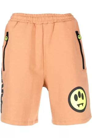 BARROW Sports Shorts - Logo-print track shorts - Brown