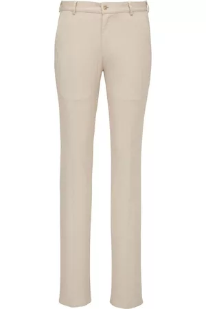 Peter Millar Cotton-stretch skinny trousers - Neutrals