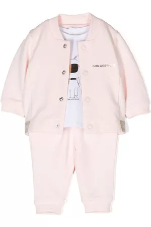 Karl Lagerfeld Sets - Choupette-print tracksuit set - Pink