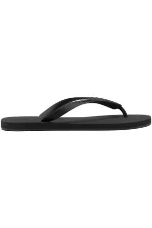 Vetements Flip Flops - Logo-print flip flops - Black
