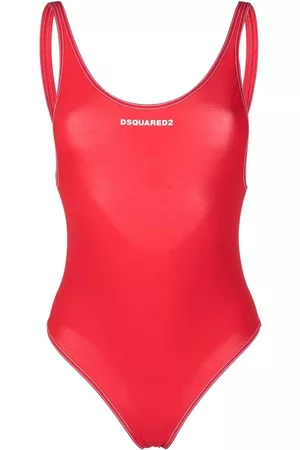 Dsquared2 Logo-print U-neck swimsuit