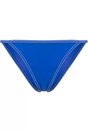 Dsquared2 Women Bikini Bottoms - Logo-print bikini bottoms - Blue