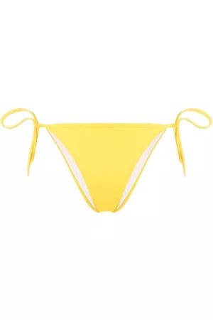 Dsquared2 Women Bikini Bottoms - Logo-print bikini bottoms - Yellow