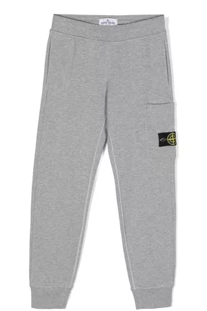 Stone Island Sweatpants - Compass-patch track pants - Grey