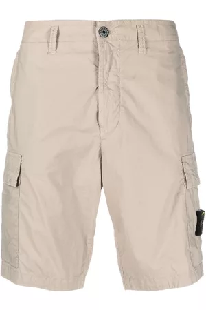 Stone Island Men Bermudas - Parachute canvas shorts - Neutrals