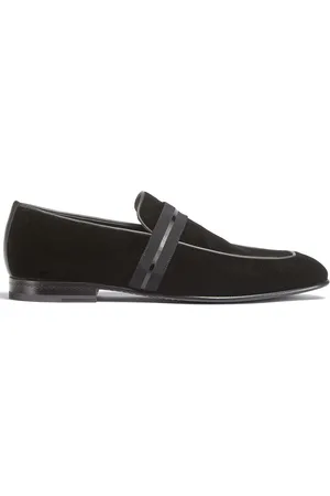 Ermenegildo Zegna Velvet almond-toe loafers