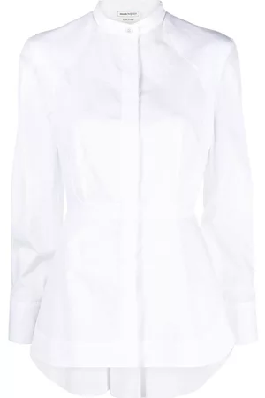 Alexander McQueen Long-sleeve button-fastening shirt - White