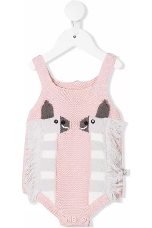 Stella McCartney Llama knitted bodysuit - Pink