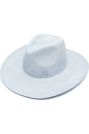 Ruslan Baginskiy Woven-wicker logo sun hat