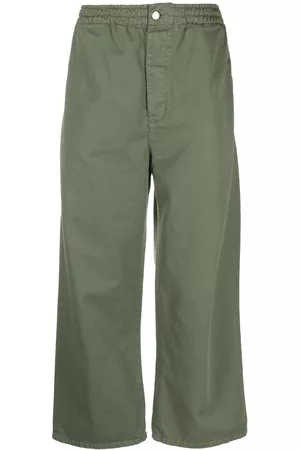 SOCIÉTÉ ANONYME Kobe elasticated waistband wide-leg trousers - Green