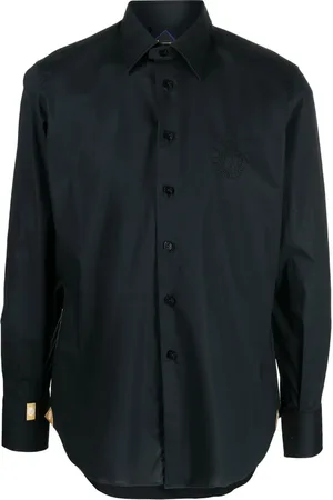 BILLIONAIRE Silver Cut cotton shirt