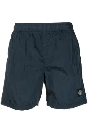 Stone Island Logo-embroidered swim shorts