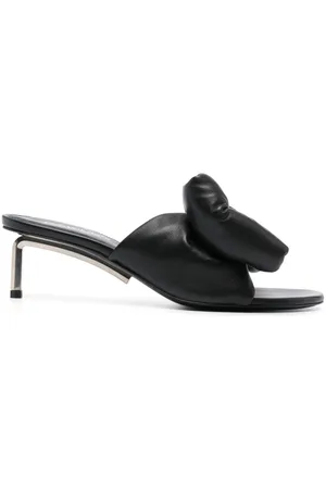 OFF-WHITE Allen bow-detail leather mules