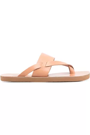 Ancient Greek Sandals Men Flip Flops - Zinon leather flip-flops - Neutrals