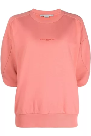 Stella McCartney Logo-print crew-neck sweatshirt - Pink