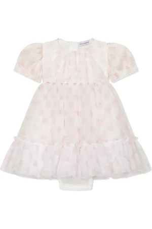 Dolce & Gabbana DG-logo tulle dress