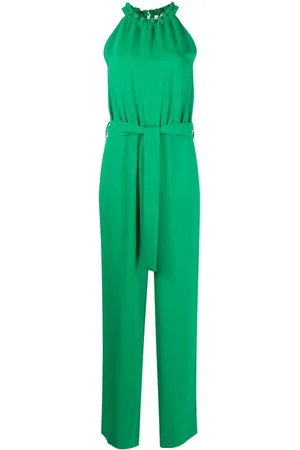 P.A.R.O.S.H. Belted halterneck jumpsuit