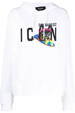 Dsquared2 Logo-print drawstring hoodie