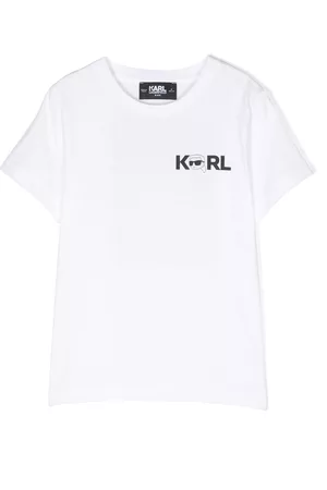 Karl Lagerfeld Logo-print short-sleeved T-shirt - White