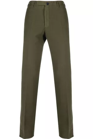 Incotex Slim-cut chino trousers - Green