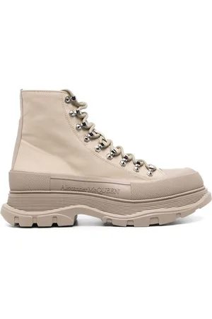 Alexander McQueen 70mm chunky lace-up boots