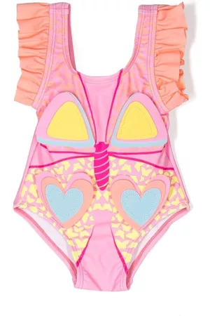 Billieblush Graphic-print swimsuit - Pink