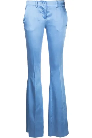 Philipp Plein Flared satin trousers